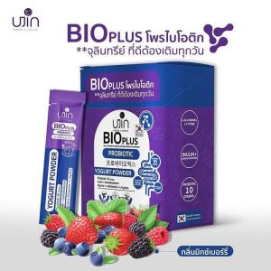 Ujin Bio plus probiotic yogurt powder ไบโอ พลัส โพรไบโอติกส์ (20pcs x 1g.)
