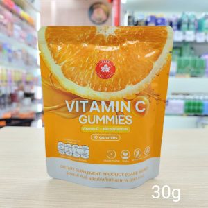 Gabe vitamin c gummies วิตามินซี กัมมี่ (3gx10pcs) 30g