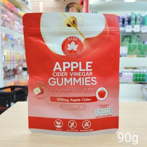 Gabe apple cider vinegar gummies แอปเปิ้ล ไซเดอร์ วีเนก้า กัมมี่ (3gx30pcs) 90g