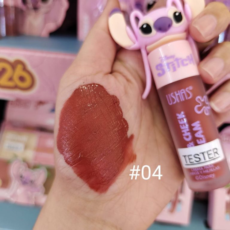 UDS018 USHAS stitch lip&cheek cream ยูสซาส สติทซ์ ลิปแอนด์ซีค 5g - 04. Dusty rose