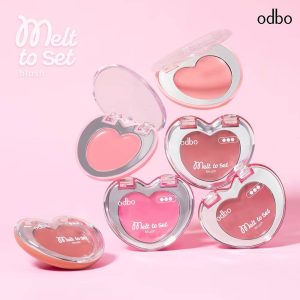OD1338 odbo melt to set blush โอดีบีโอ เมลต์-ทู-เซต ครีมบลัช 2g