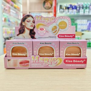 83654-03 Kiss beauty magic ph gloden hya tinted blusher คิสบิวตี้ เมจิก บลัชเชอร์ 5g/x12pcs