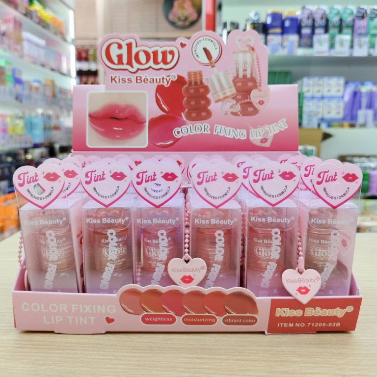 No.71205-03B Kiss beauty glow color fixing lip tint 3ml/x24pcs - No.71205-03B Kiss beauty glow color fixing lip tint 3ml/x24pcs