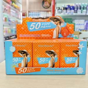 69113-03 Kiss Beauty Sunscreen คิสบิวตี้ ซันสกรีน ครีม กล่องส้ม 55ml/x12pcs