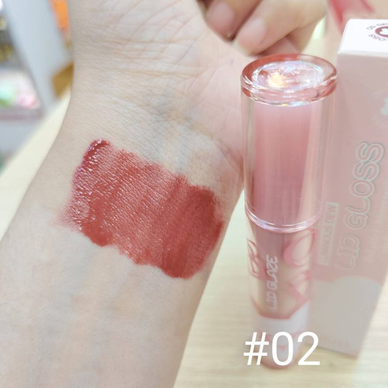 NO.178 BOB luminous dew lip gloss บีโอบี ลูมินัส ดิว ลิปกลอส 1.5g - 02. Dusty rose