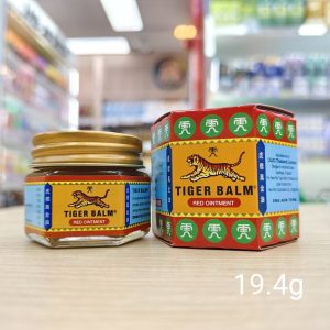Tiger balm hr ยาหม่องตราเสือ สีแดง 19.4g/X12pcs