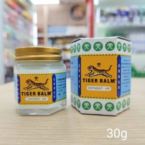 Tiger balm hr ยาหม่องตราเสือ สีขาว 30g/X12pcs