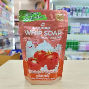 A bonne whip soap tomato&milk เอ บอนเน่ วิปโซป สบู่วิปโฟมนุ่ม 100ml