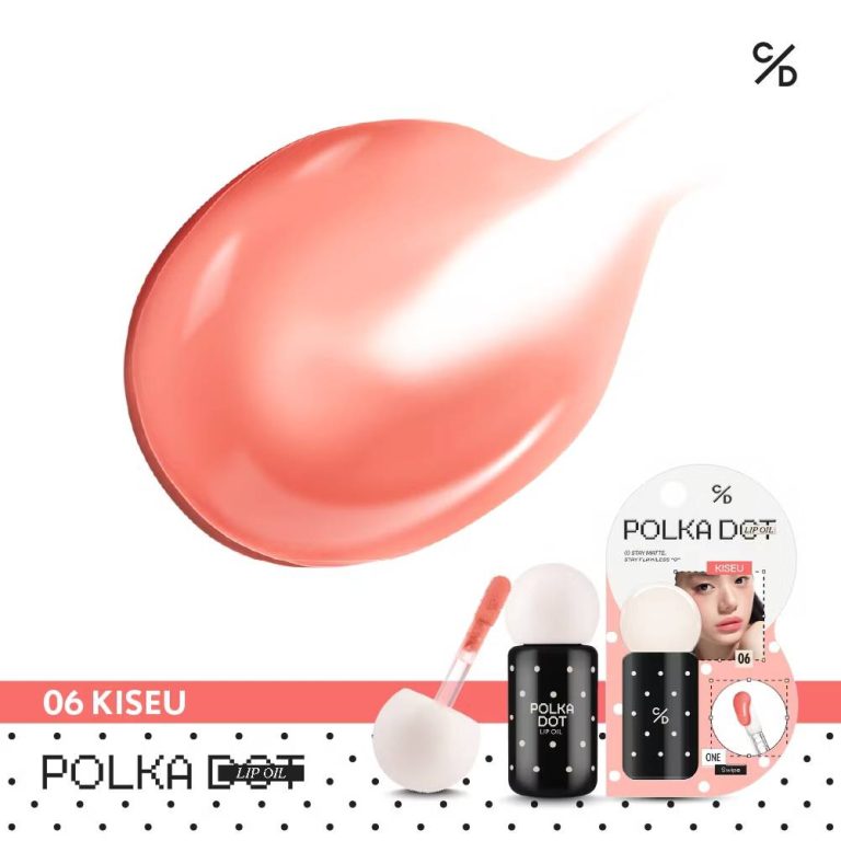 Cathy doll polka dot lip oil เคที่ดอลล์ โพลก้าดอทลิปออยล์ 2.5g - 06. kiseu