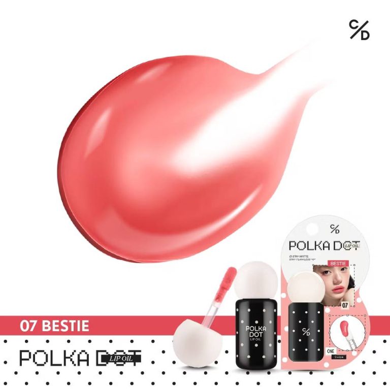 Cathy doll polka dot lip oil เคที่ดอลล์ โพลก้าดอทลิปออยล์ 2.5g - 07. bestie
