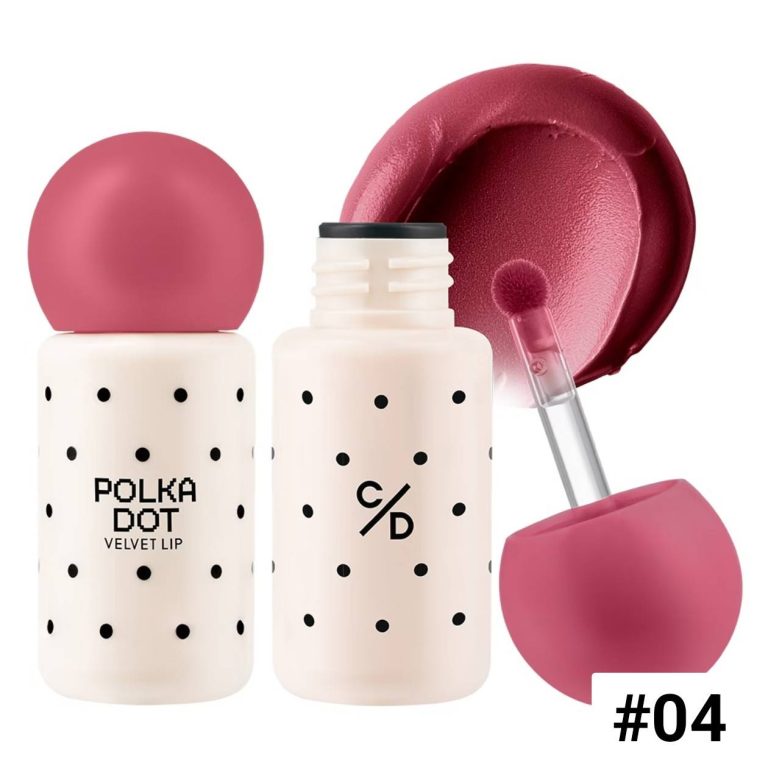 Cathy doll polka dot velvet lip เคที่ดอลล์ โพลก้าดอทเวลเวทลิป 3g - 04. muse