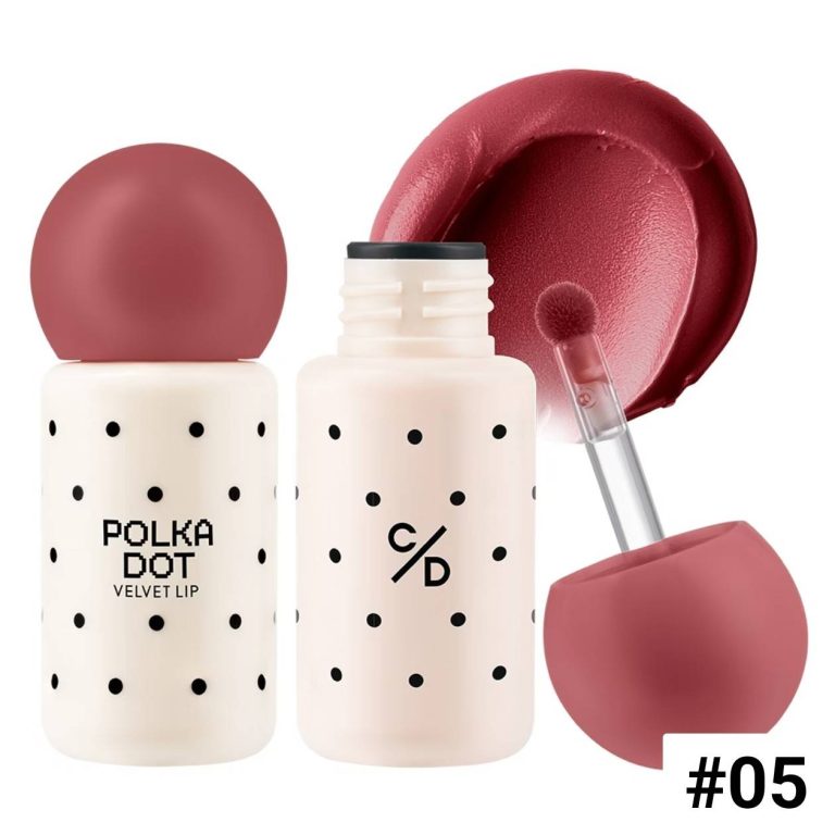 Cathy doll polka dot velvet lip เคที่ดอลล์ โพลก้าดอทเวลเวทลิป 3g - 05. cara