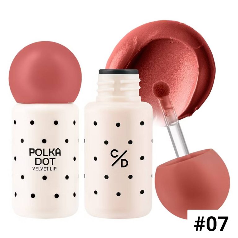 Cathy doll polka dot velvet lip เคที่ดอลล์ โพลก้าดอทเวลเวทลิป 3g - 07. solar
