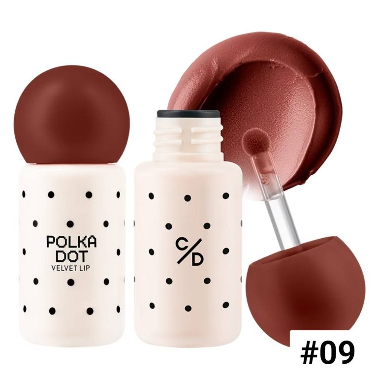 Cathy doll polka dot velvet lip เคที่ดอลล์ โพลก้าดอทเวลเวทลิป 3g - 09. ember