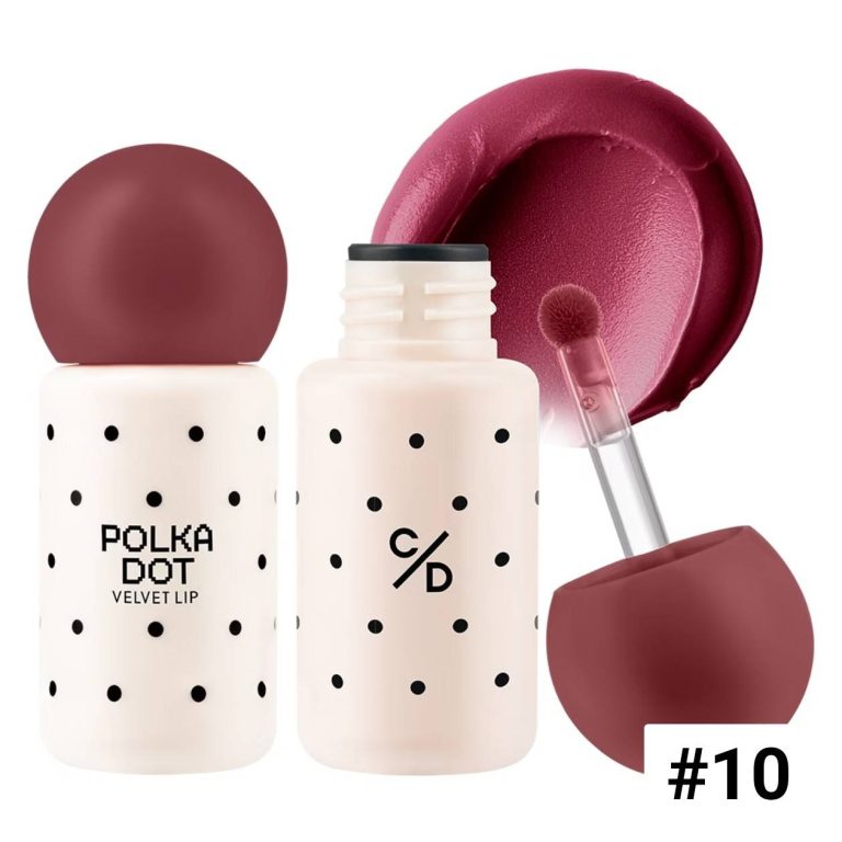 Cathy doll polka dot velvet lip เคที่ดอลล์ โพลก้าดอทเวลเวทลิป 3g - 10. suede