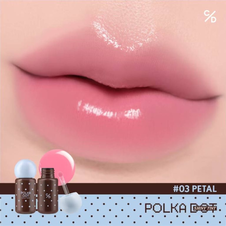 Cathy doll polka dot shiny tint เคที่ดอลล์ โพลก้าดอทไซน์นี่ทิ้นท์ 3g - 03. petal