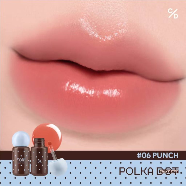 Cathy doll polka dot shiny tint เคที่ดอลล์ โพลก้าดอทไซน์นี่ทิ้นท์ 3g - 06. punch