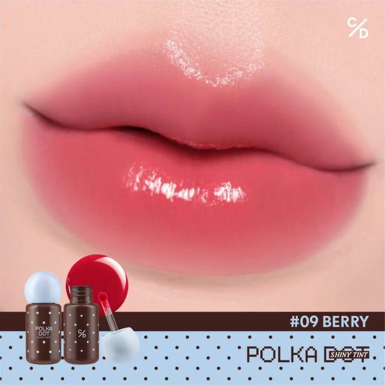 Cathy doll polka dot shiny tint เคที่ดอลล์ โพลก้าดอทไซน์นี่ทิ้นท์ 3g - 09. berry