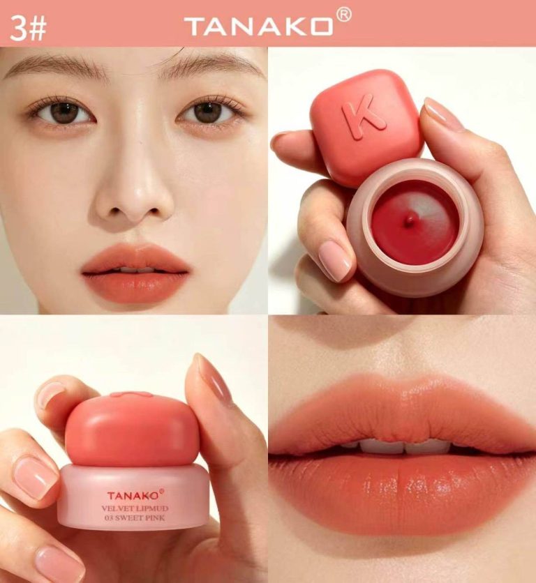 JK1086 Tanako Velvet lip mud ทานาโกะ เวลเวท ลิป มัด 5g - 03. glow sunny