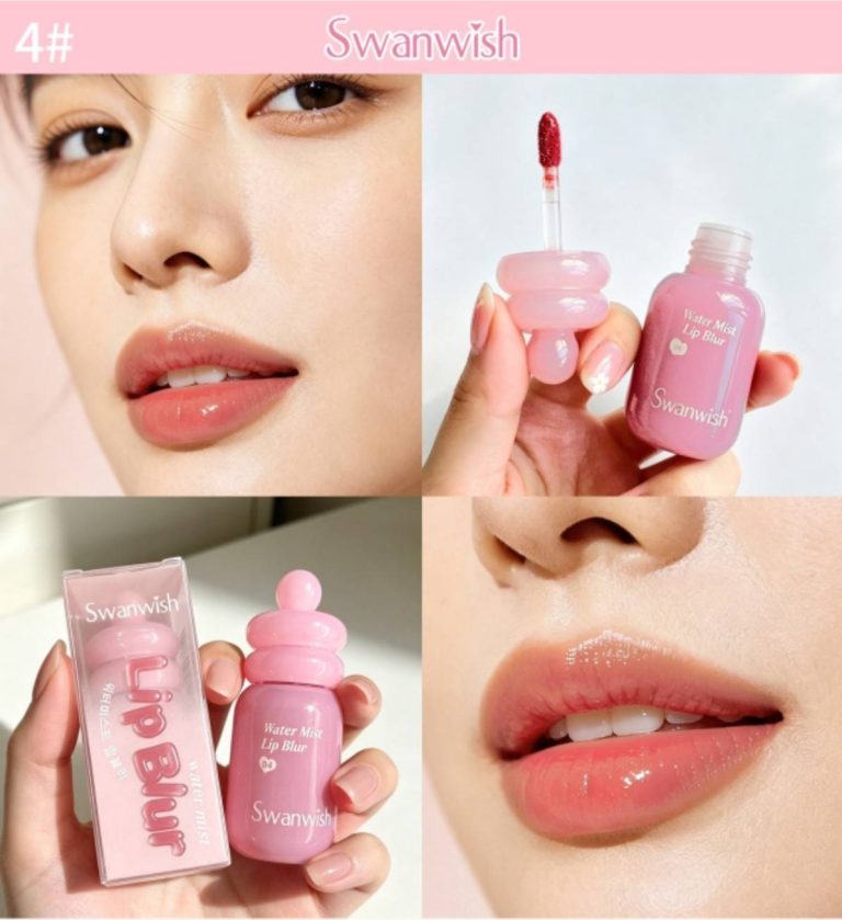 SW2031 Swanwish water mist lip blur สวอนวิช วอเตอร์ มิสท์ลิป 5ml - 04. cherry fluff