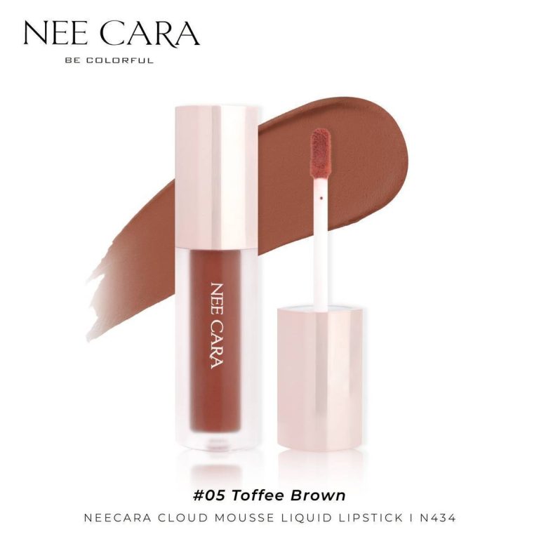 N434 Nee cara cloud mousse liquid lipstick นีคาร่า คลาวด์ มูสลิปสติก 3g - เบอร์05