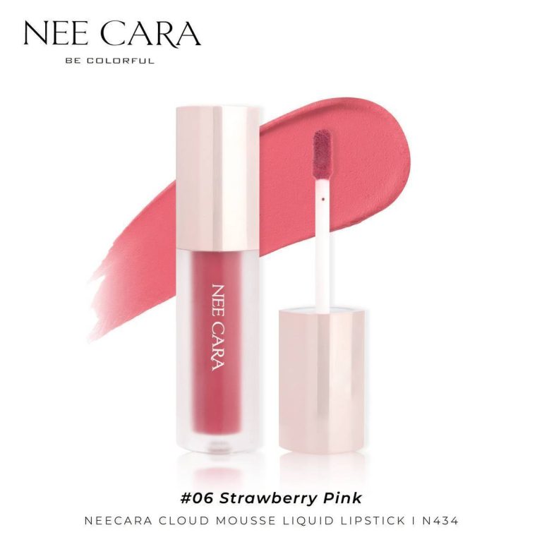 N434 Nee cara cloud mousse liquid lipstick นีคาร่า คลาวด์ มูสลิปสติก 3g - เบอร์06