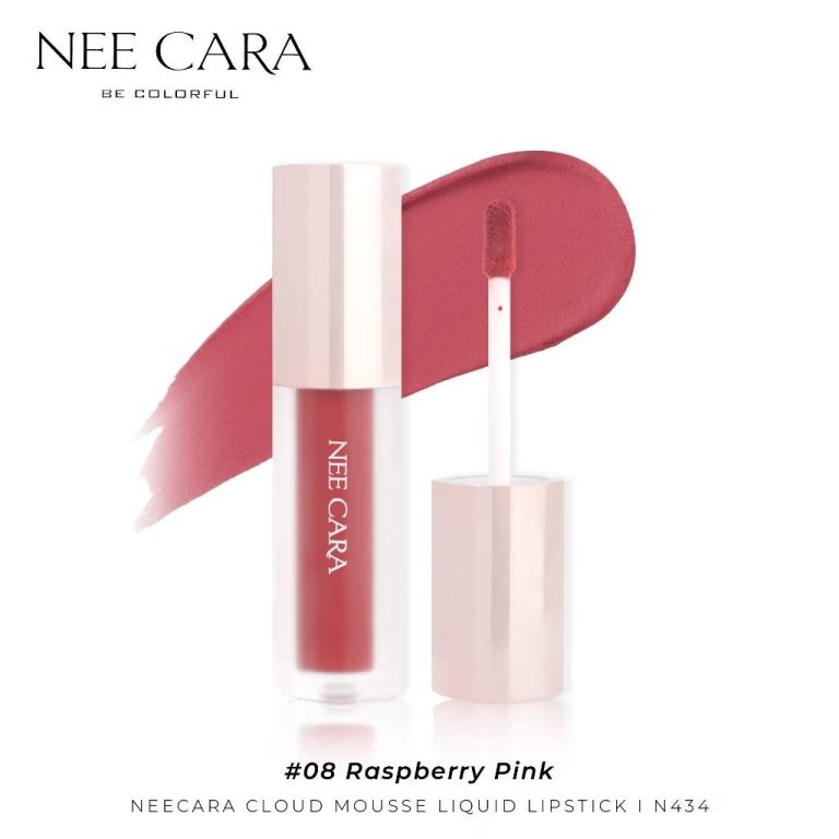 N434 Nee cara cloud mousse liquid lipstick นีคาร่า คลาวด์ มูสลิปสติก 3g - เบอร์08