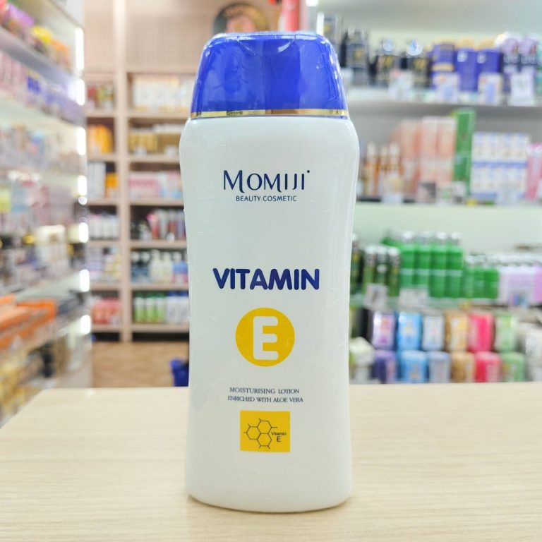 MJ-026 MOMiJi Arbutin & Vitamin Body Lotion โมมิจิ โลชั่นวิตามิน 180ml - 03. vitamin E