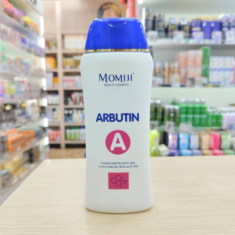 MJ-026 MOMiJi Arbutin & Vitamin Body Lotion โมมิจิ โลชั่นวิตามิน 180ml - 01. vitamin A