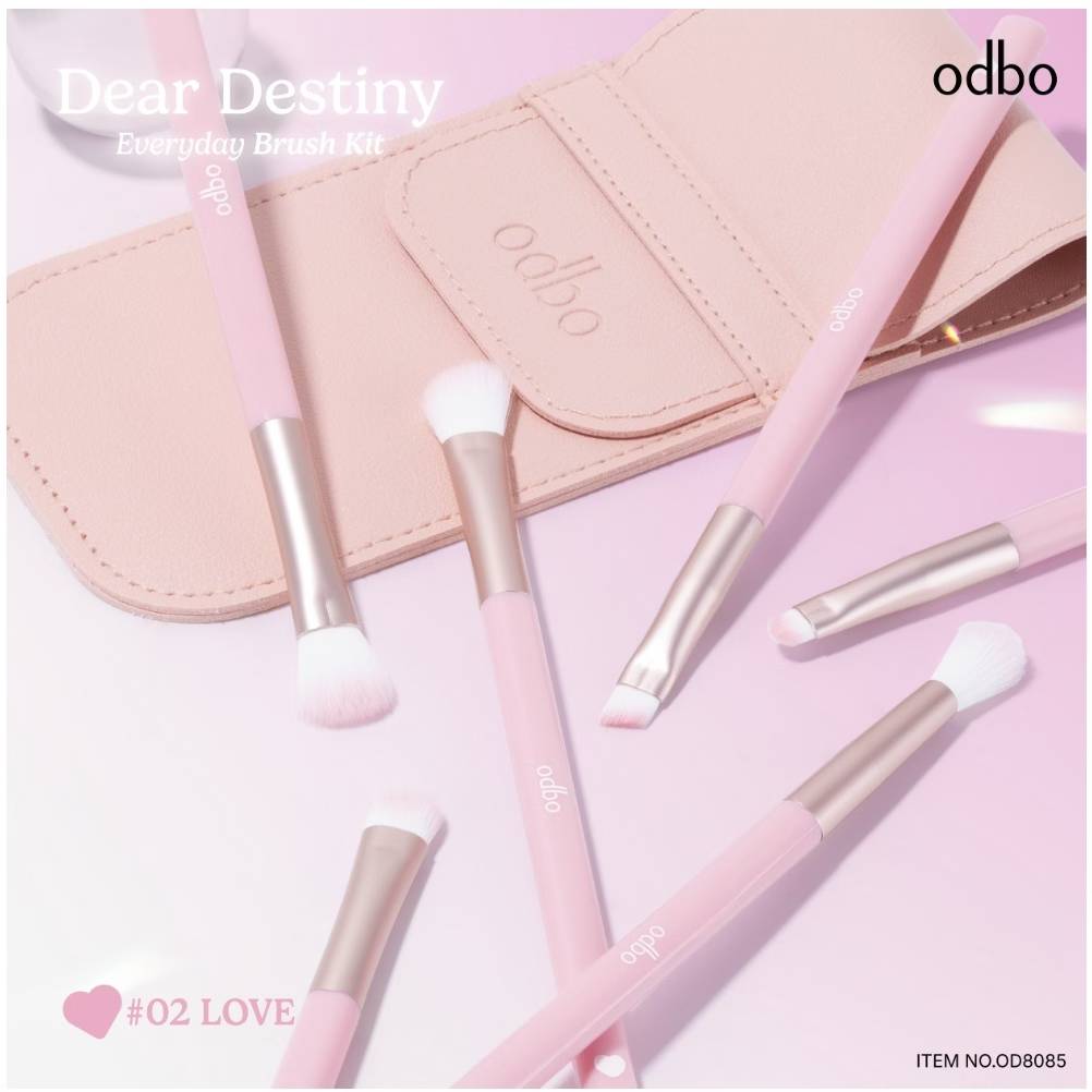 OD8085 odbo dear destiny ชุดแปรงโอดีบีโอ 4สี 95g
